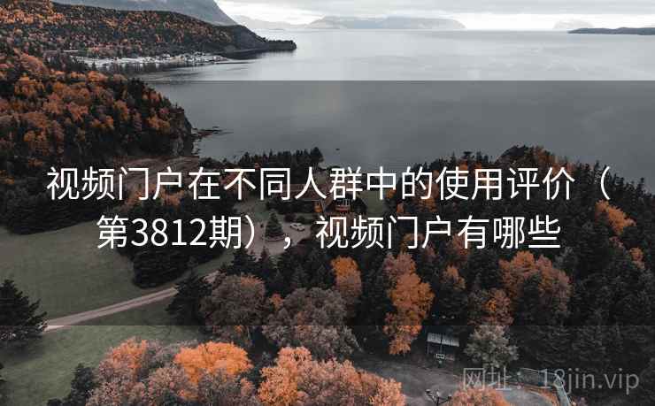 视频门户在不同人群中的使用评价（第3812期），视频门户有哪些