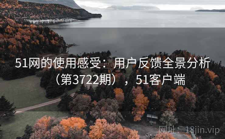 51网的使用感受:用户反馈全景分析(第3722期),51客户端 51网的使用感受:用户反馈全景分析(第3722期),51客户端